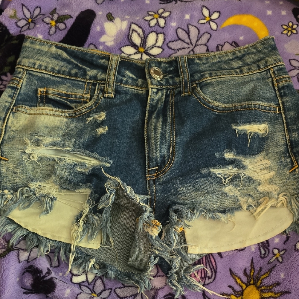 AE Distressed Denim Women Shorts